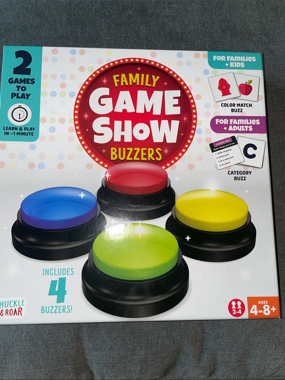 Family Game Show Buzzers board game